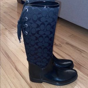 Coach rainboots